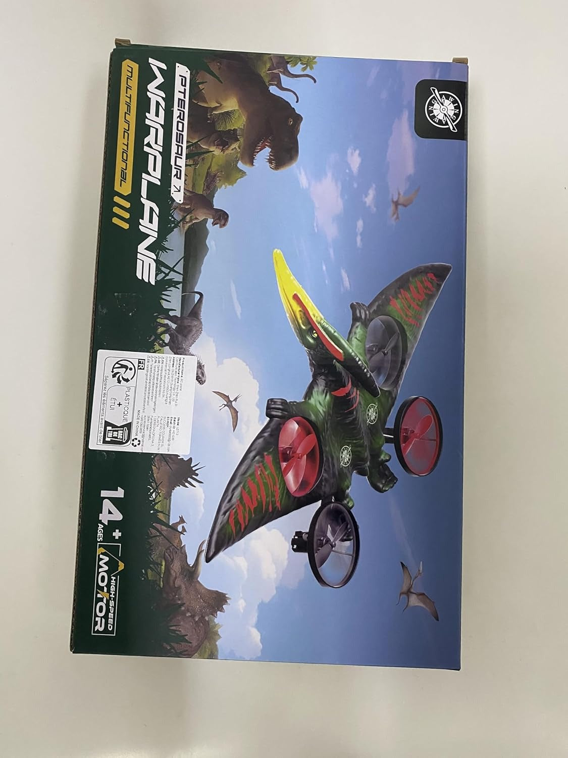 Easy-to-Control Dinosaur Drone with One-Key Takeoff, Landing & Return