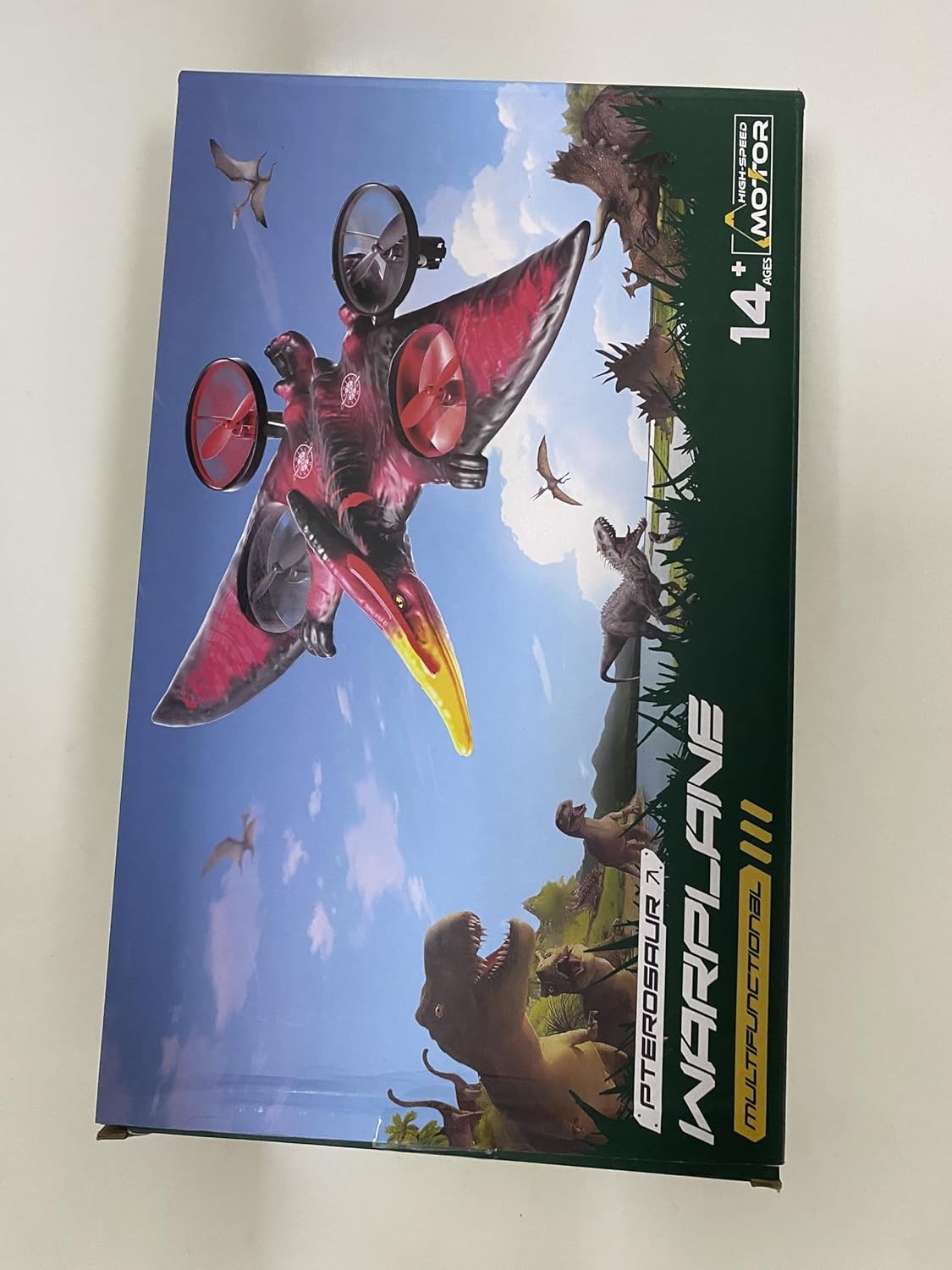 Easy-to-Control Dinosaur Drone with One-Key Takeoff, Landing & Return